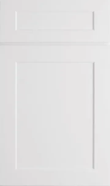 Liberty Shaker White cabinet door sample, manufacturer photo