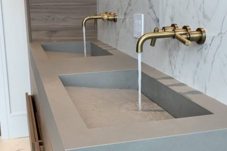 Laminam-Calce-Tortora-Porcelain-Integrated-Sink